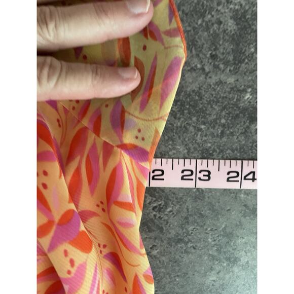 Johnathan Martin Woman Dress Size 24W Babydoll Floral Fairy Flowy Ruffle Midi - Picture 7 of 9